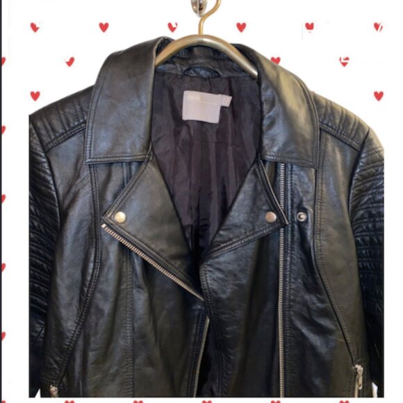 ASOS Biker Leather Jacket - Picture 2 of 3